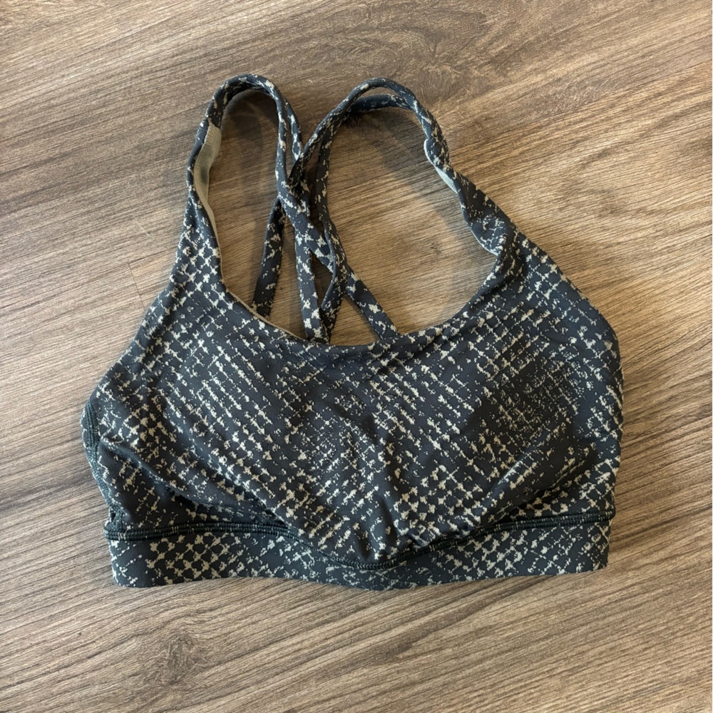 lululemon athletica Black and White Sports Bra